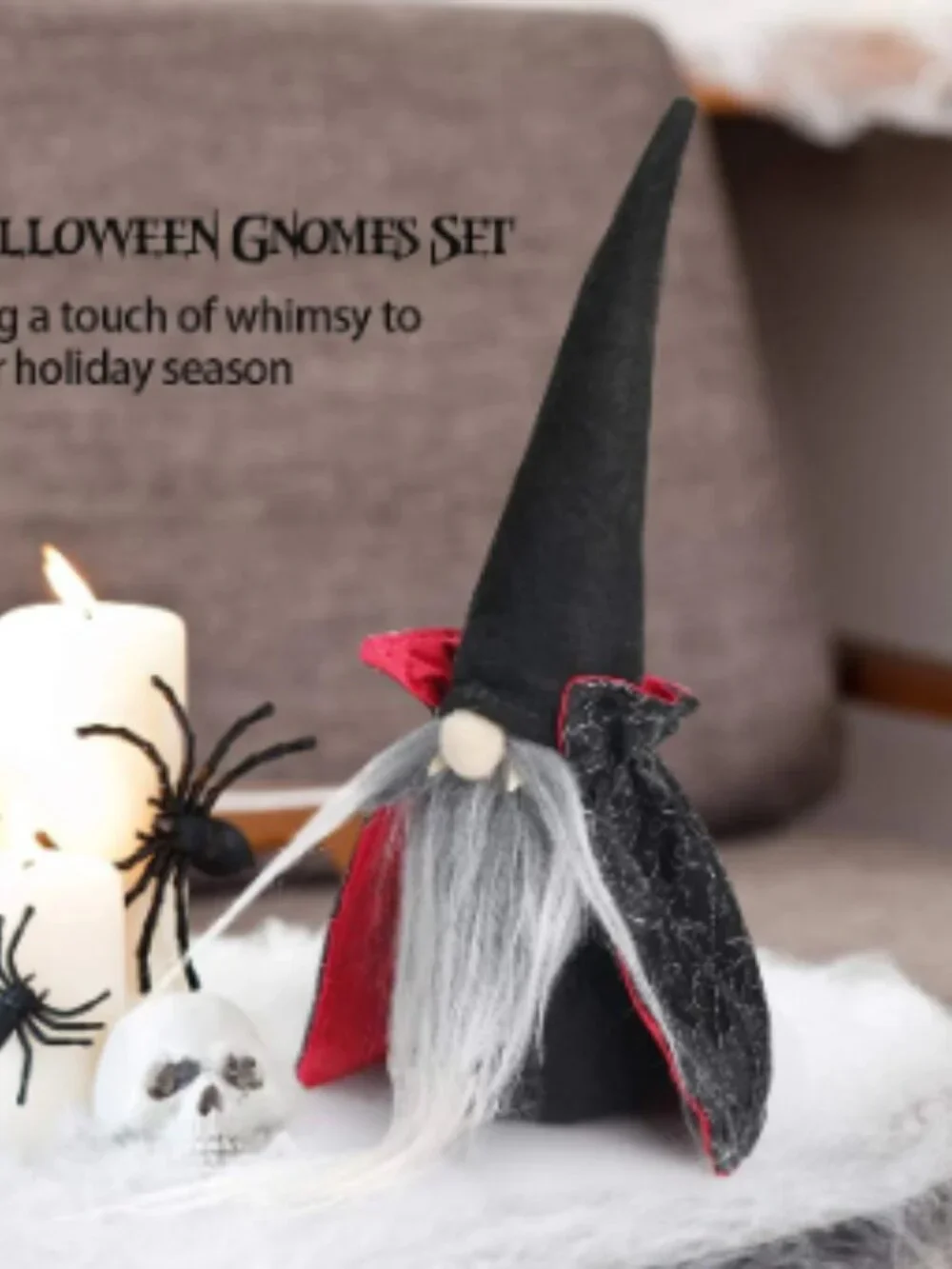 2 Pack Halloween Vampire Gnomes